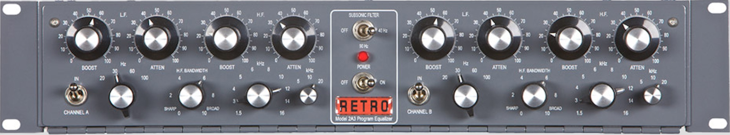 Retro Instruments 2A3 双通道电子管均衡器