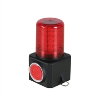 鼎轩照明GS11LED多功能声光磁吸方位灯IP65红色户外信号灯