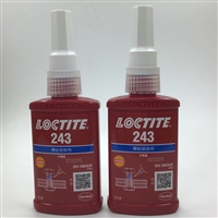 重庆 loctite胶粘剂经销商乐泰243螺纹锁固剂耐油性蓝色50ML/250ML/1L