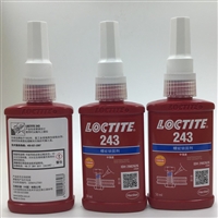 重庆 loctite胶粘剂经销商loctite243胶水耐油性蓝色50ML/250ML/1L