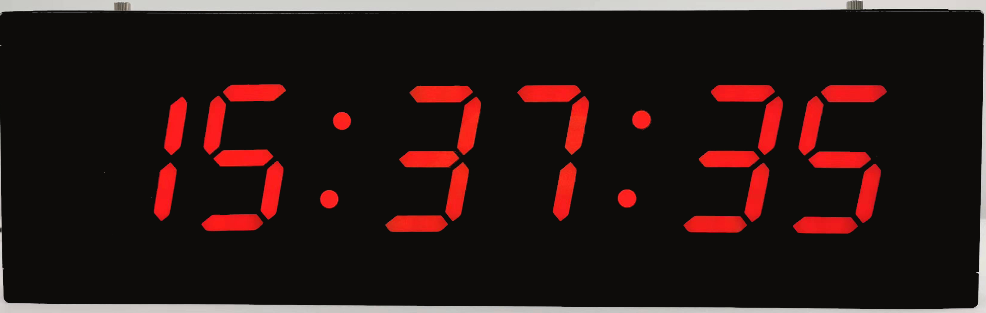 述泰时分秒单面数字时钟北斗GPS同步时钟医疗学校墙壁挂钟 