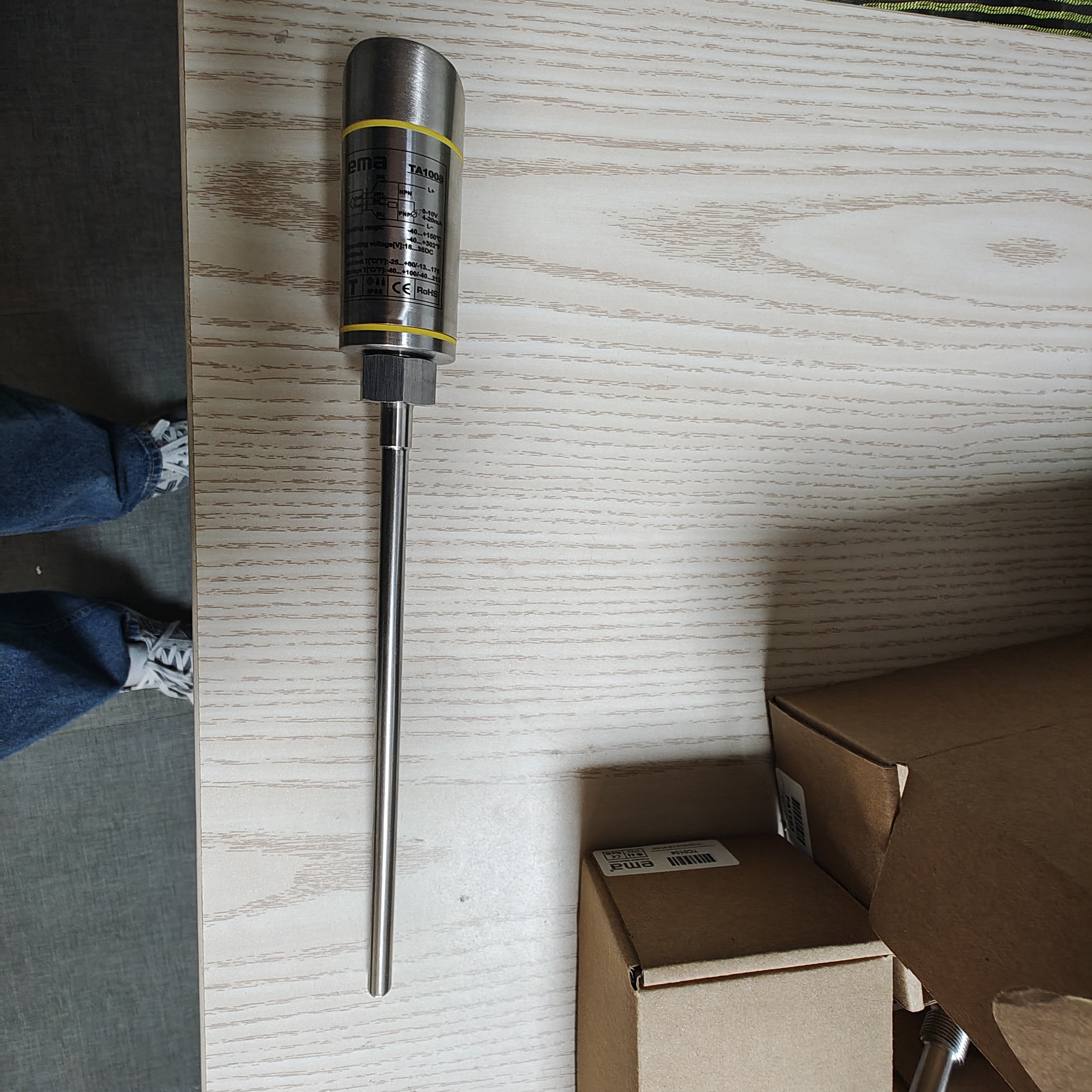 EMA伊玛加长型温度传感器 TA1008  TA1009