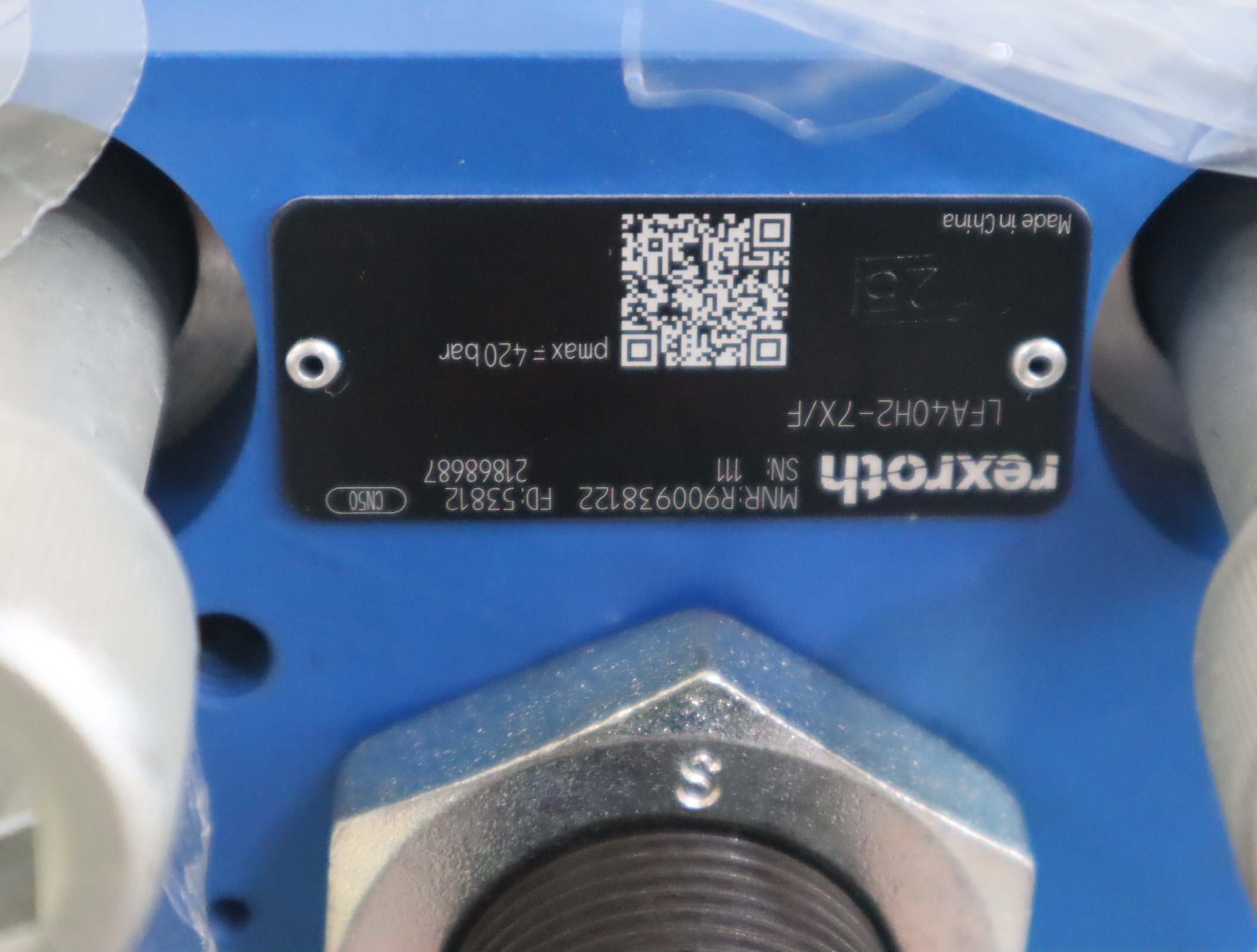 LFA40H2-7X/F LFA40H2-70/F LFA40H2-71/F R900938122 REXROTH盖板