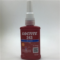 loctite243螺纹锁固剂 耐机油性好/蓝色厌氧胶50ML/250ML/1000ML