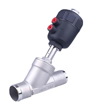 吴忠仪表/黄铜螺纹气动角座阀