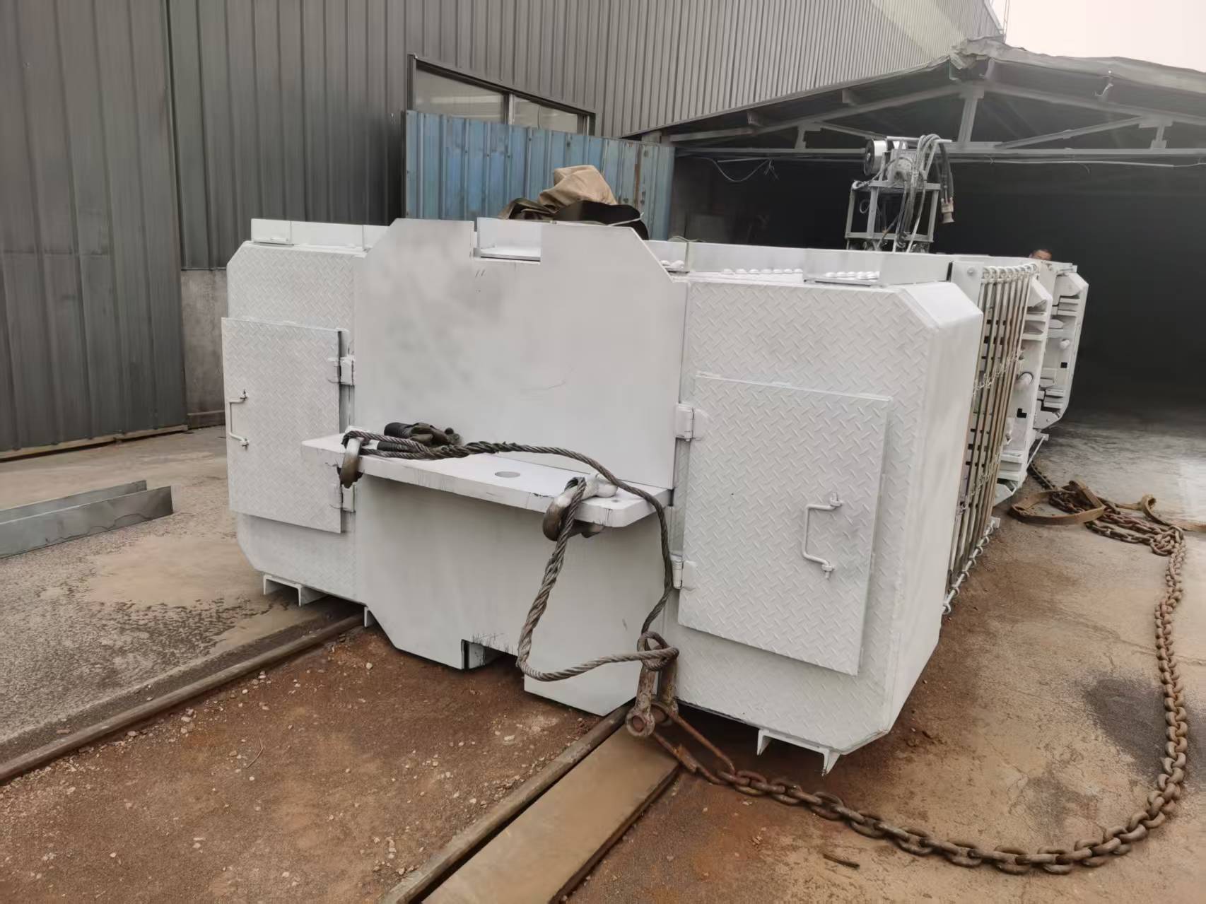 GLS/GLG型立井单绳防坠罐笼/双层双车罐笼/铝合金轻型罐笼