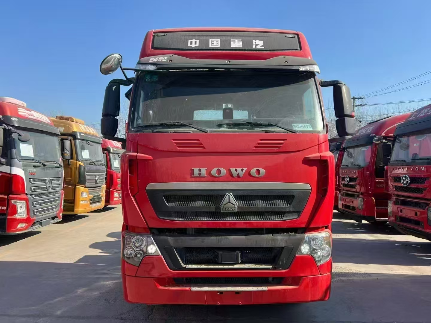 21年豪沃T7，德国曼460马力发动机，法士特手动变速箱