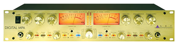 ART Digital MPA 双路级真空管话筒前置放大器