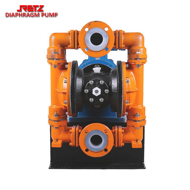 进口衬氟气动隔膜泵 耐腐蚀 耐酸碱污水转子泵