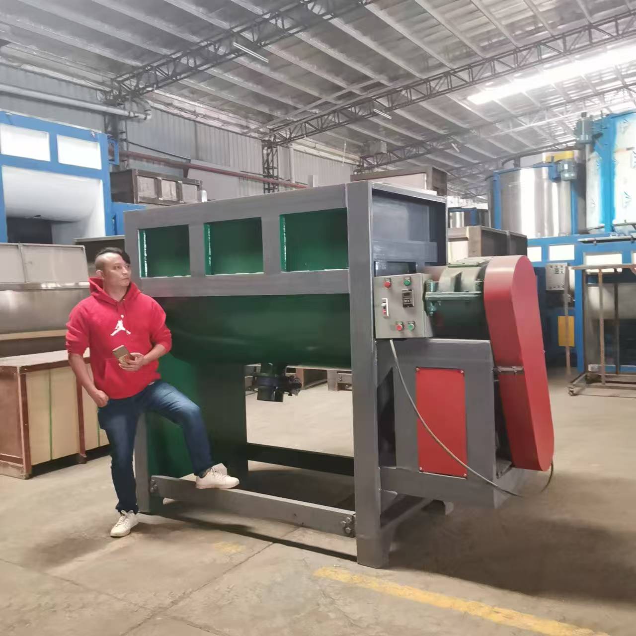 500L卧式搅拌机 螺袋搅拌机 干粉搅拌机 干粉搅拌仓 混合机