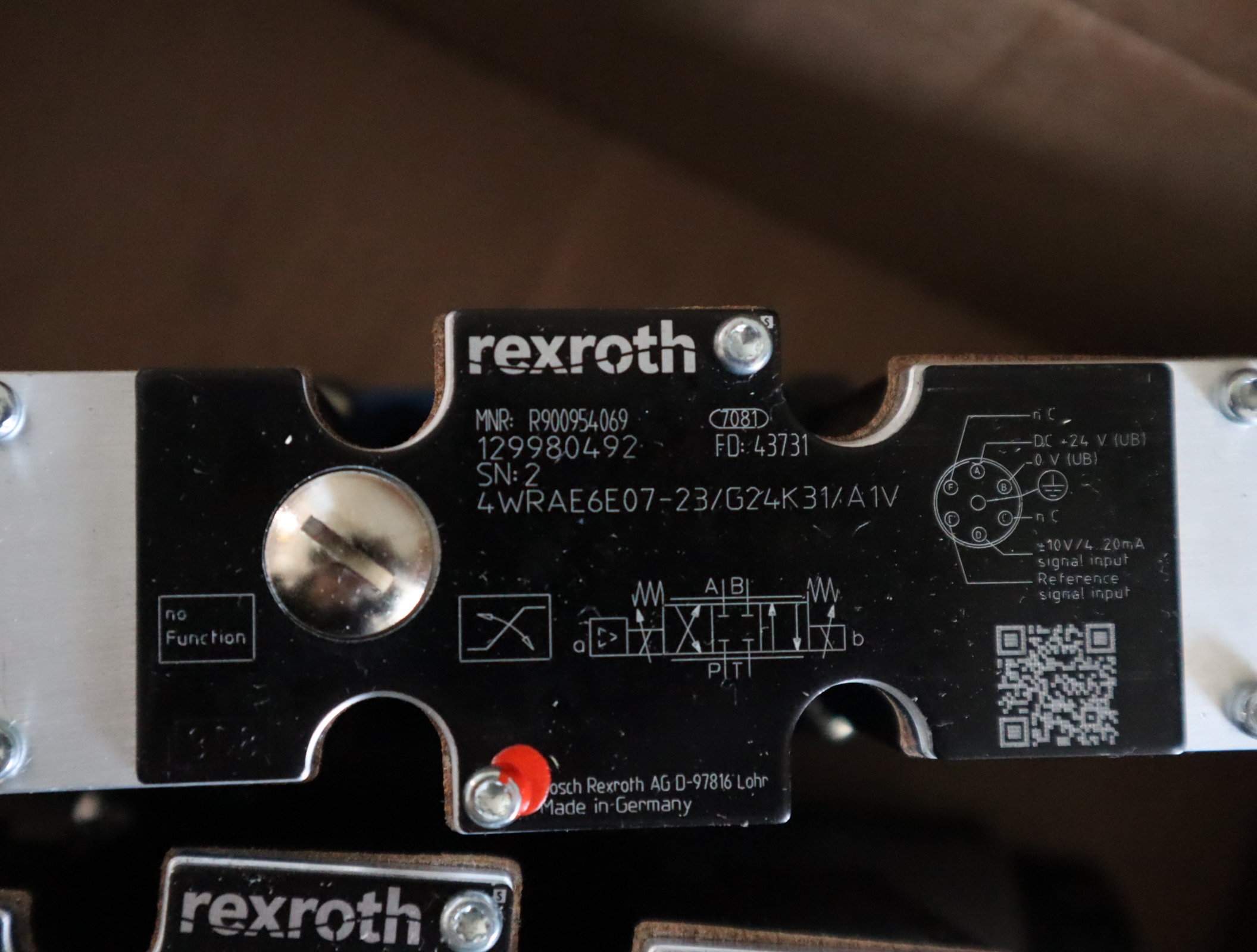 4WRAE6E07-23/G24K31/A1V R900954069 力士乐REXROTH比例阀