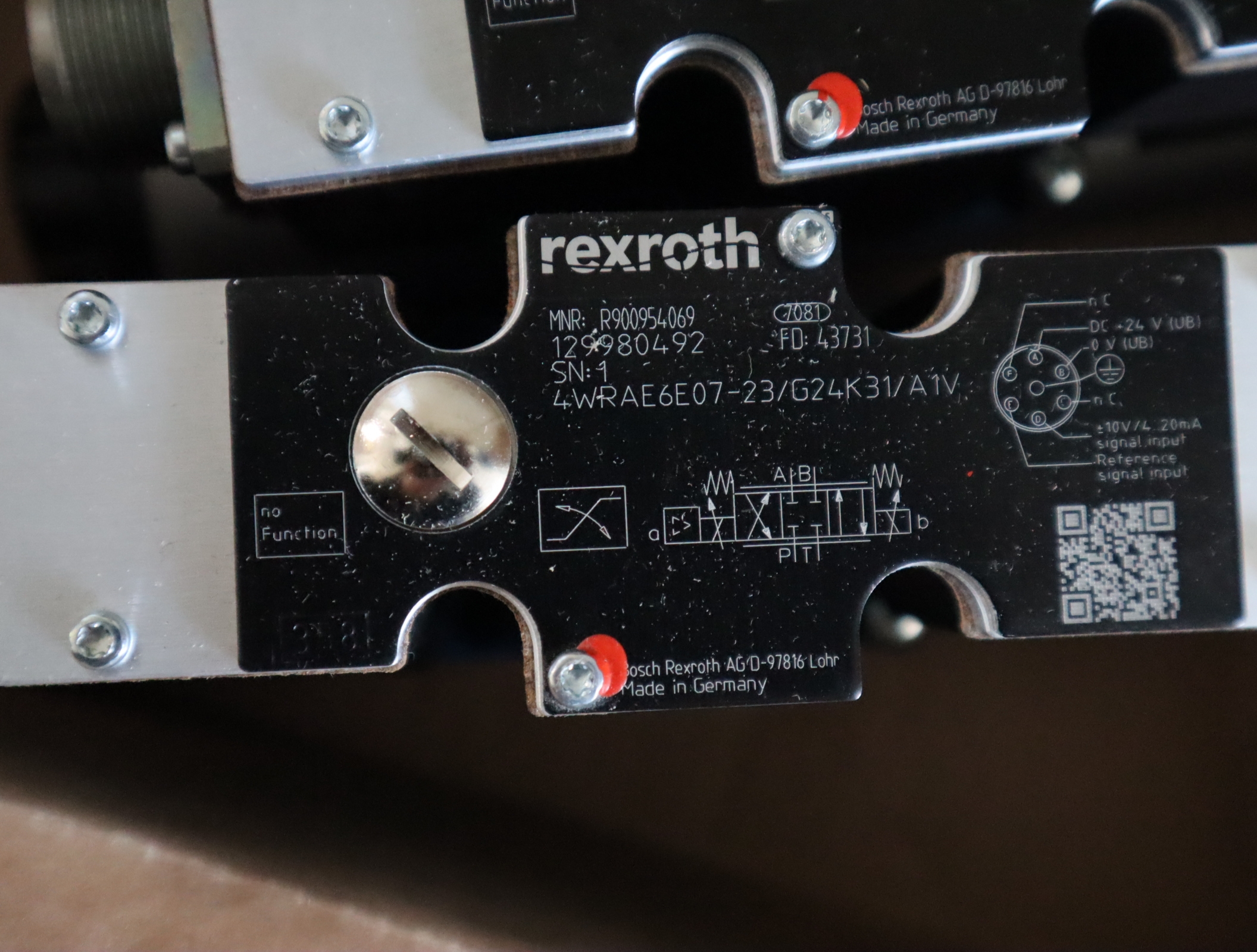 4WRAE6E07-23/G24K31/A1V R900954069 力士乐REXROTH比例阀