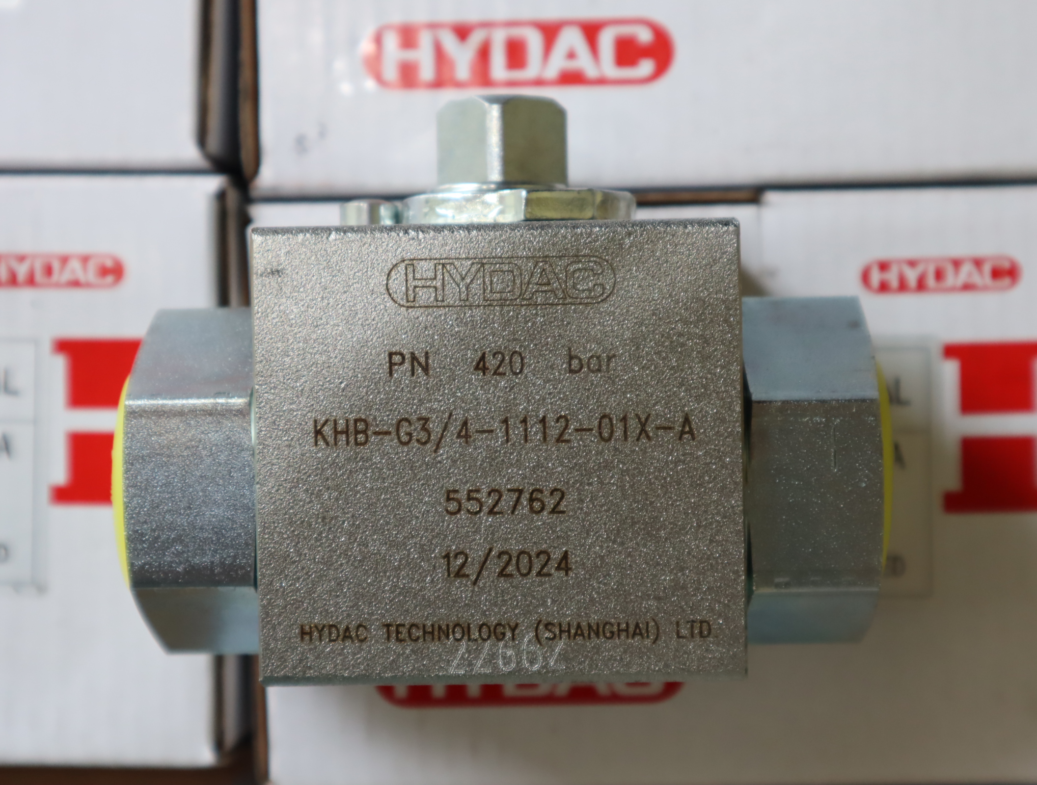 KHB-G3/4-1112-01X-A 552762 德国贺德克HYDAC液压阀球阀