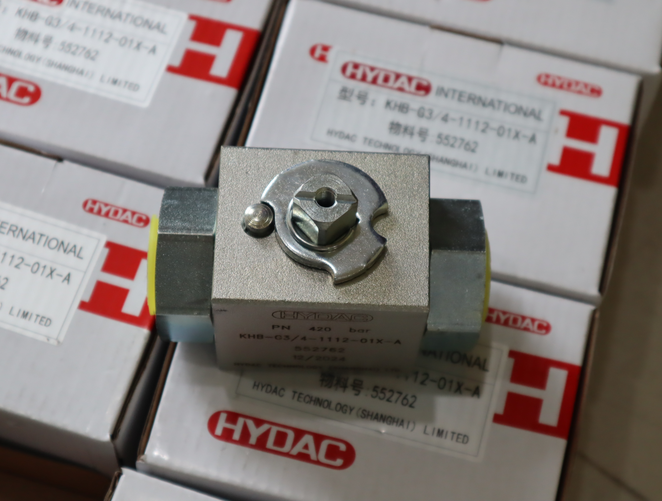 KHB-G3/4-1112-01X-A 552762 德国贺德克HYDAC液压阀球阀
