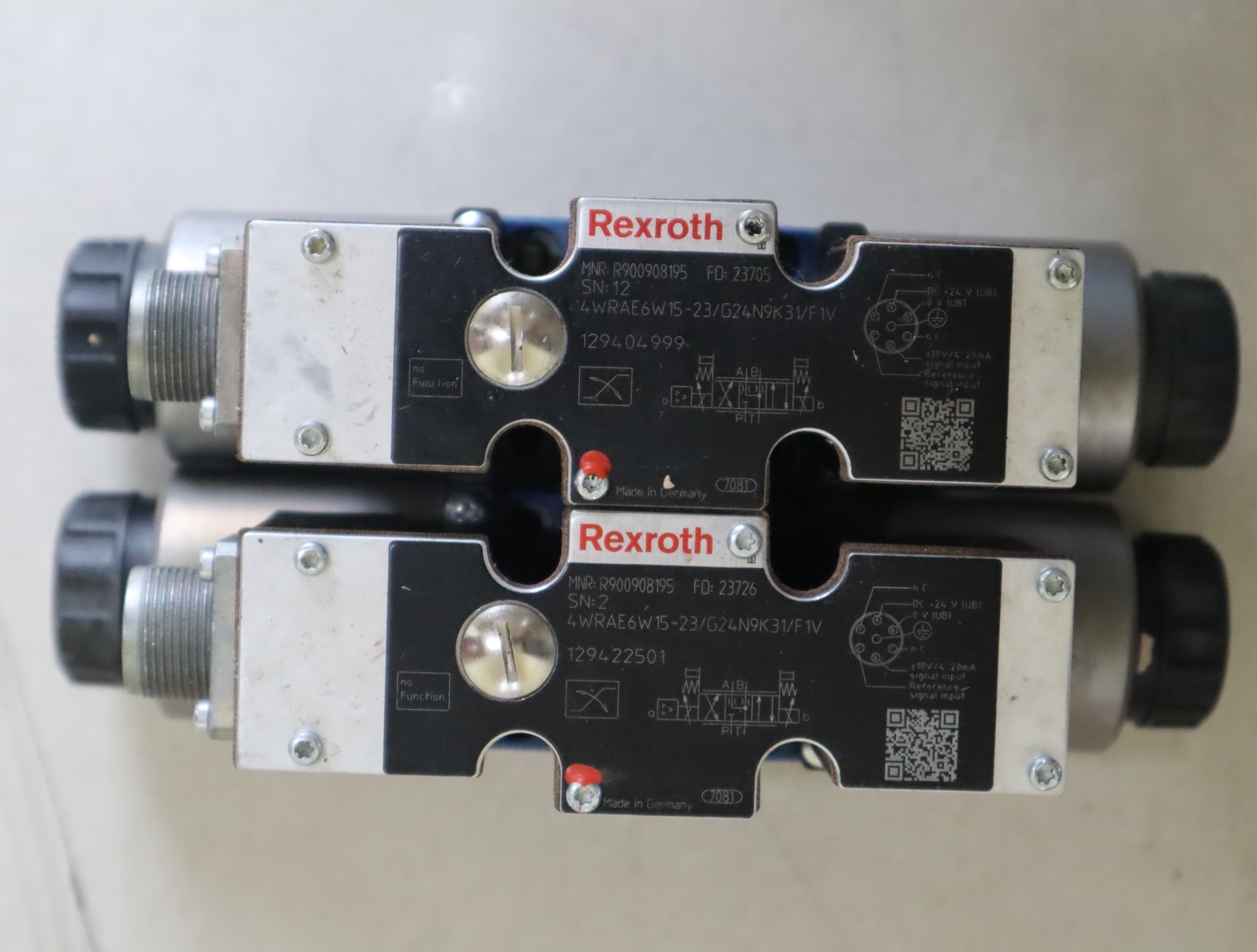 R900908195 4WRAE6W15-23/G24N9K31/F1V 德国力士乐REXROTH比例阀