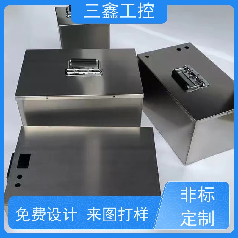 三鑫工控定制2u工控机箱 仪器铝型材机壳 服务器机柜