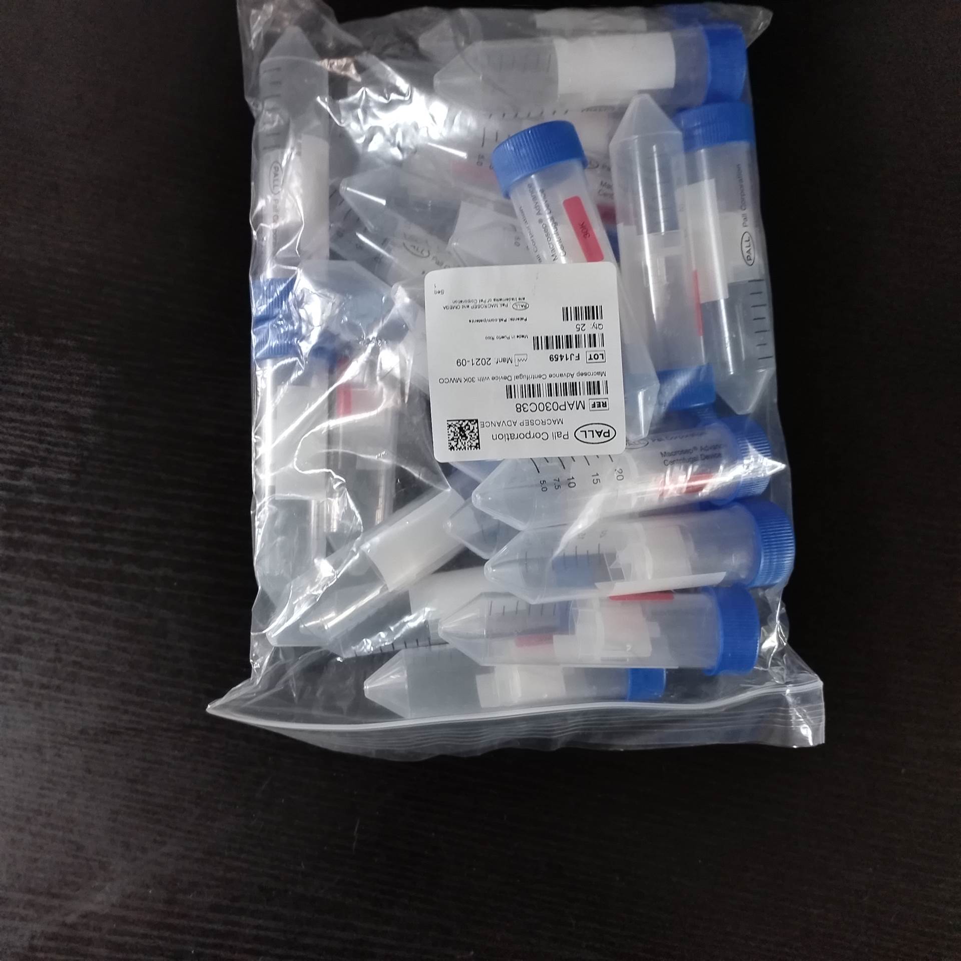 颇尔PALL 超滤管 离心浓缩管 MAP030C38