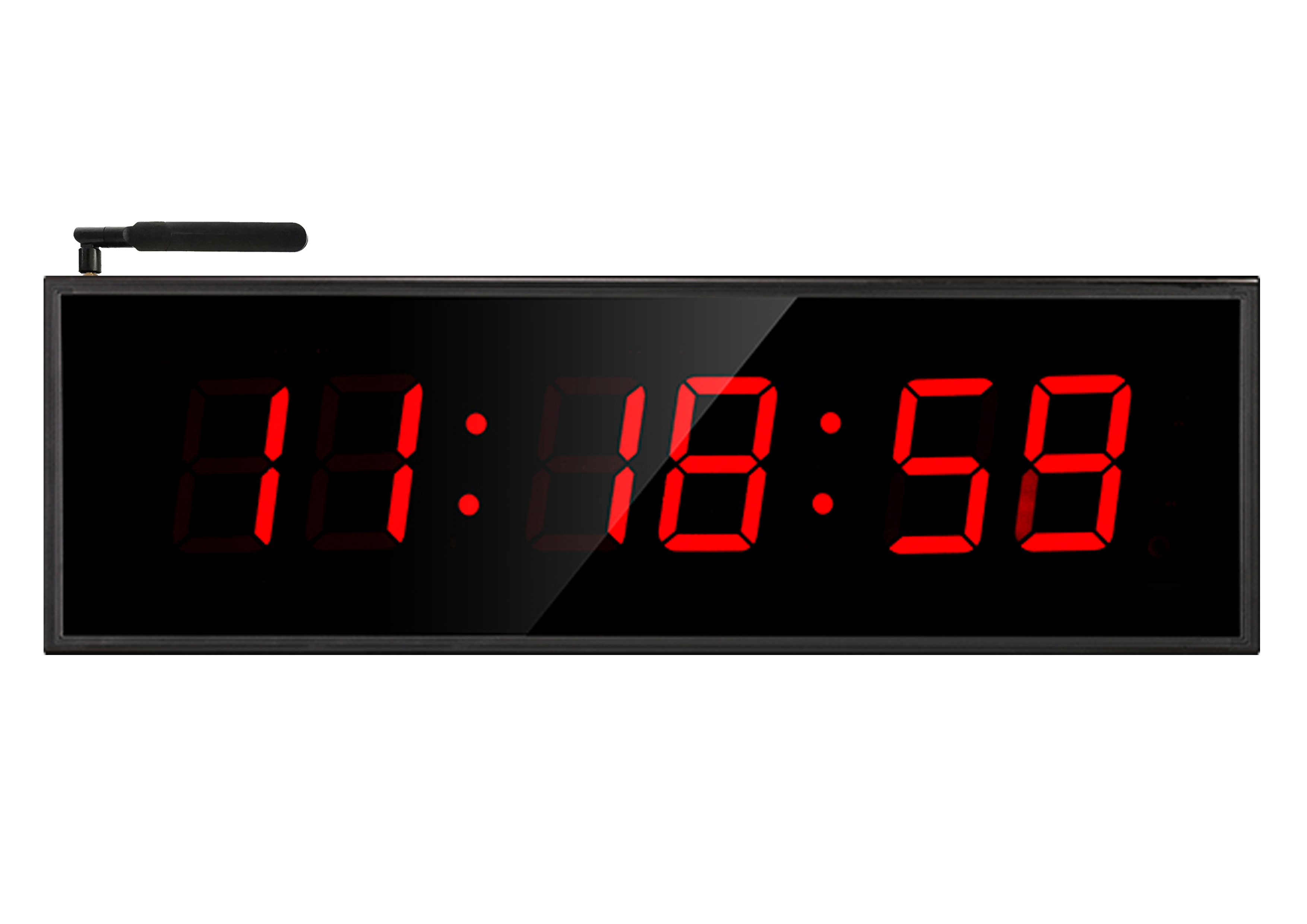 述泰客厅挂钟夜光led万年历电子时钟 挂墙时间显示屏数字钟表