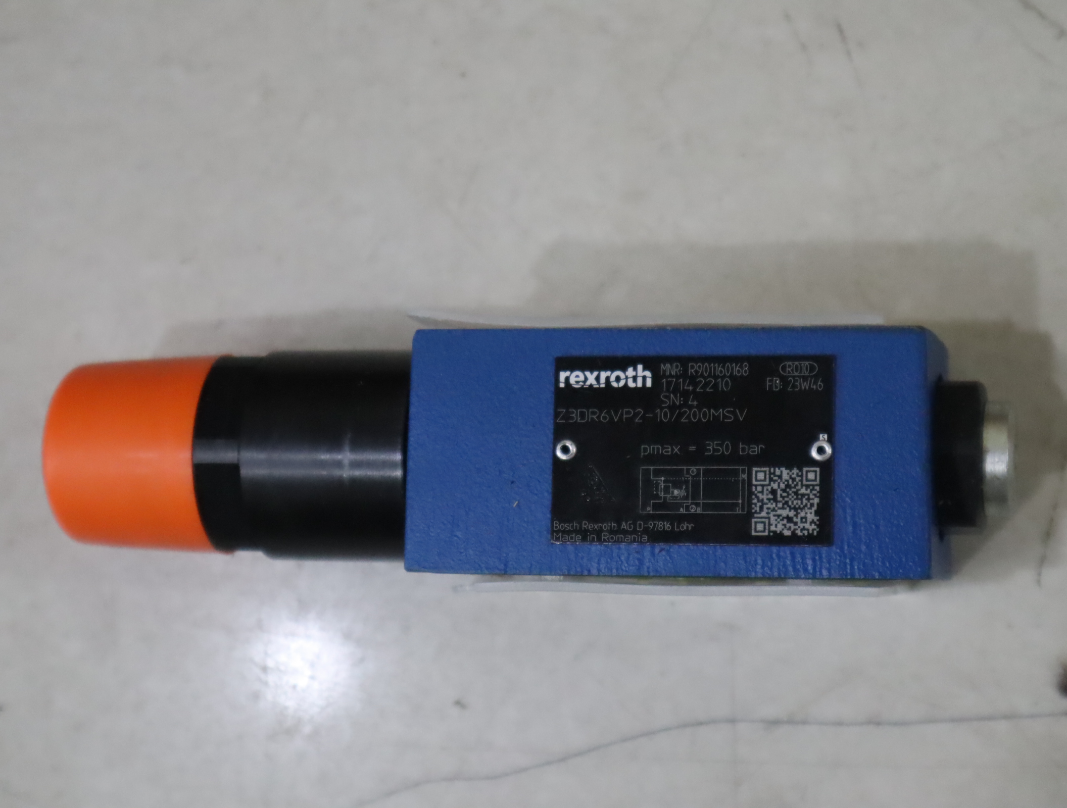 Z2DR6VP2-10/200MSV Z2DR6VP2-1X/200MSV R901160168 REXROTH