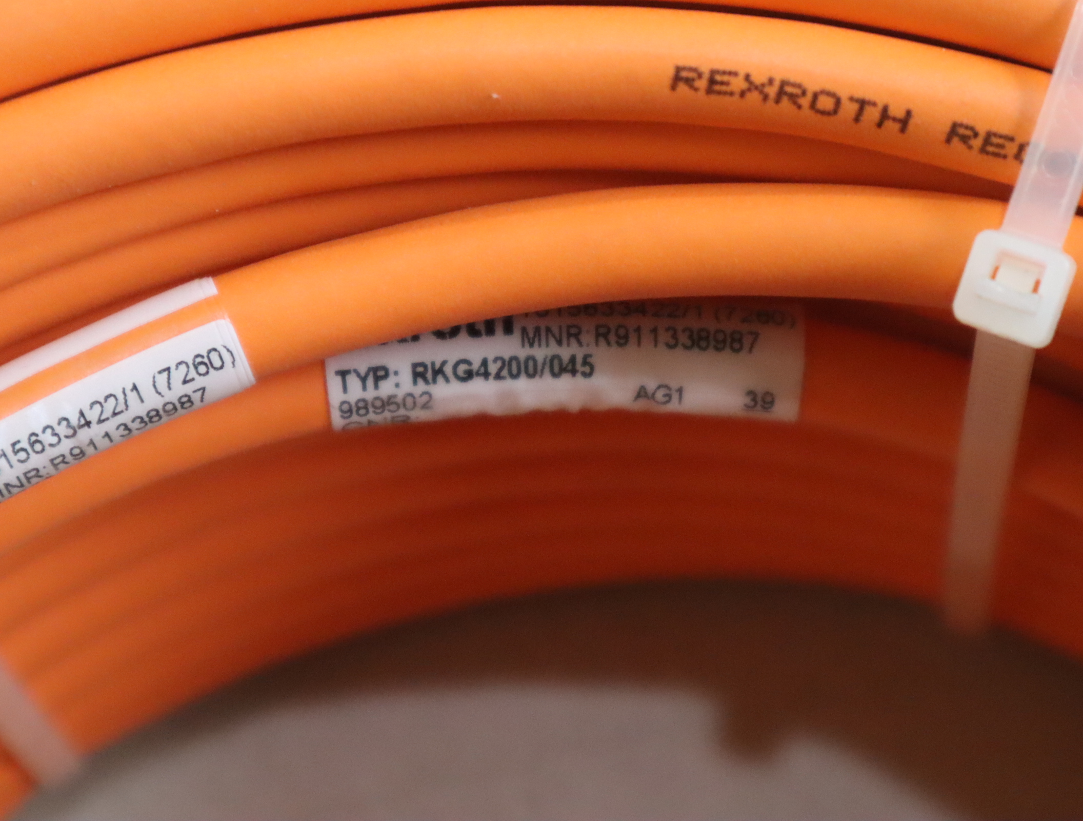 R911338987 RKG4200/045,0 德国力士乐REXROTH驱动器电缆接头