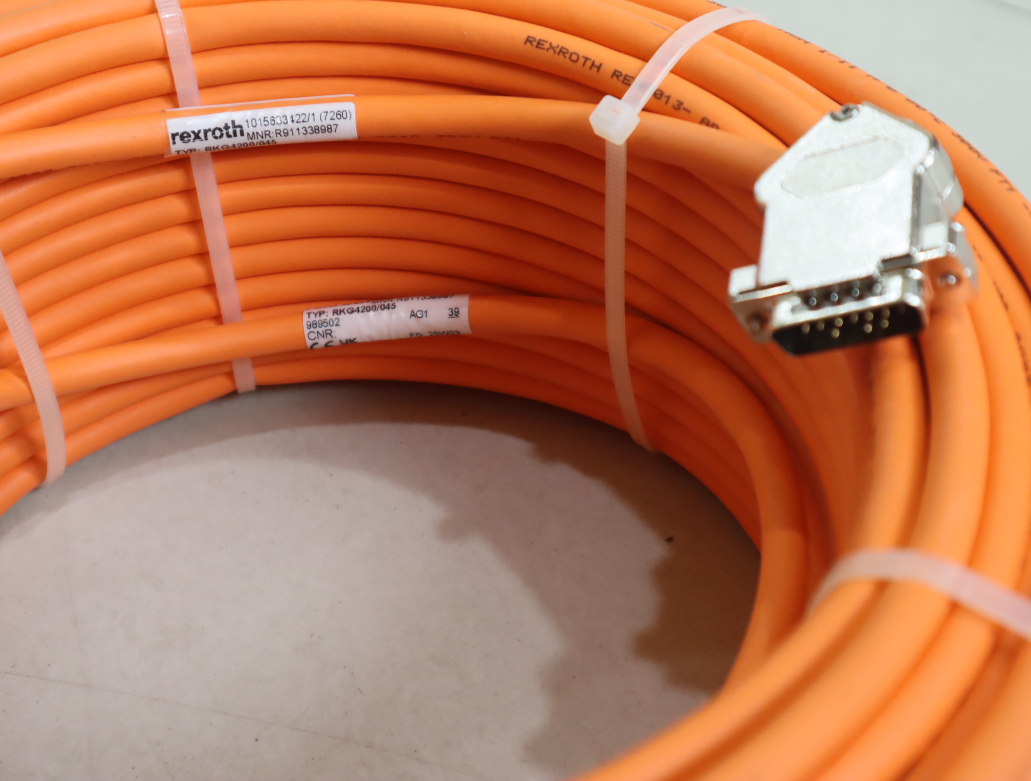 R911338987 RKG4200/045,0 德国力士乐REXROTH驱动器电缆接头