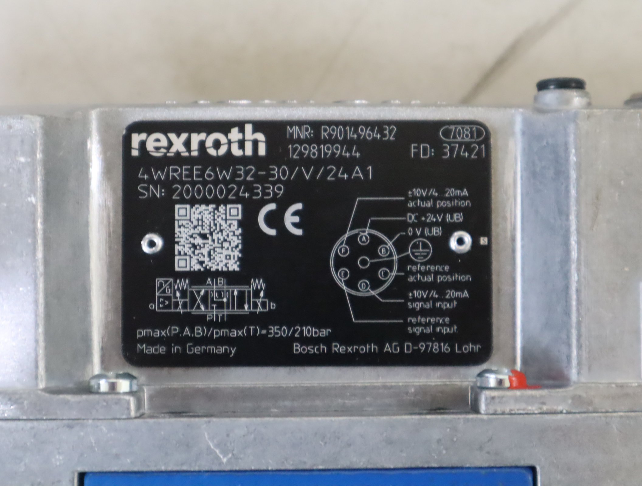 4WREE6W32-3X/V/24A1 R901496432 力士乐REXROTH