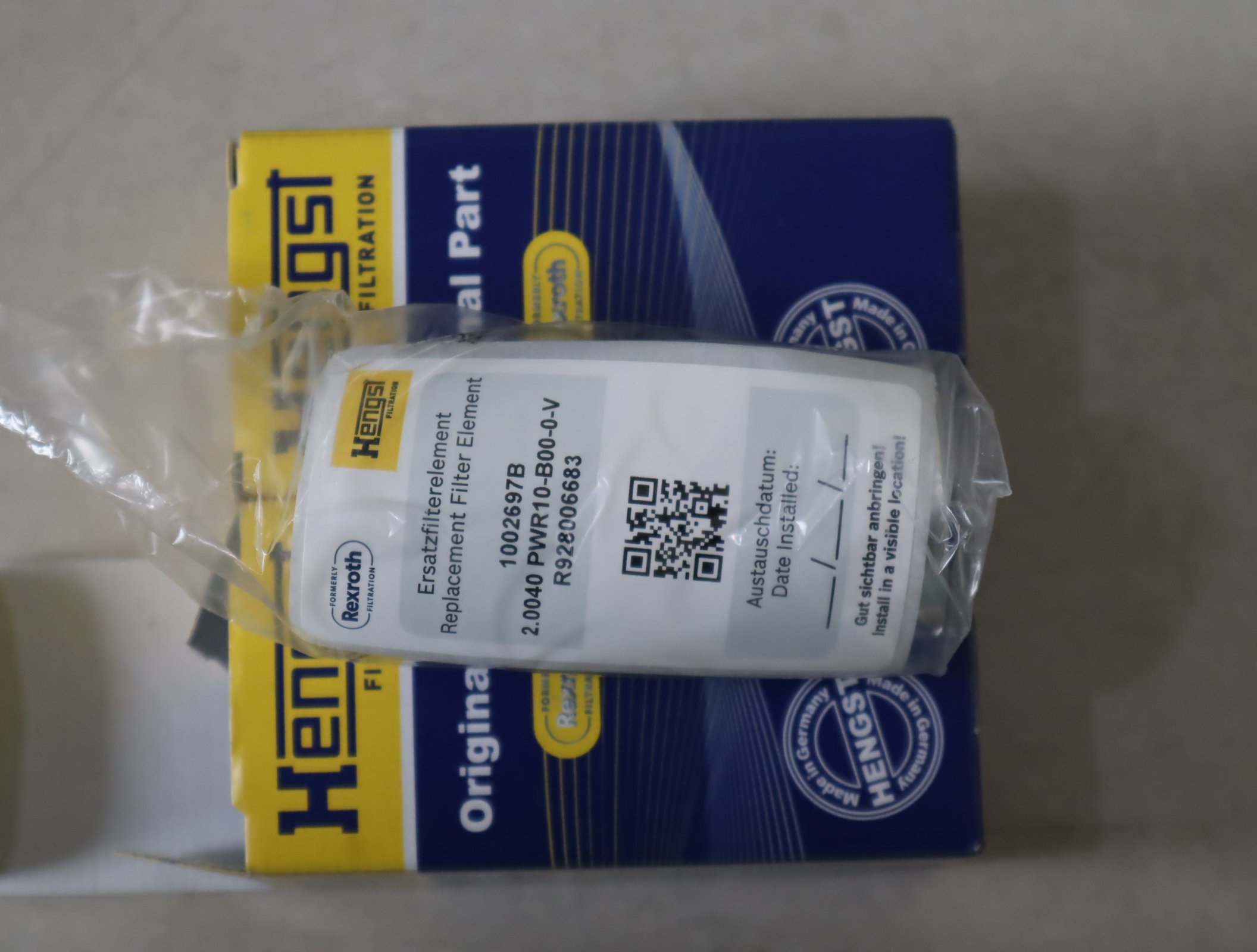 R928006683 2.0040 PWR10-B00-0-V 1002697B 汉格斯特HENGST滤芯