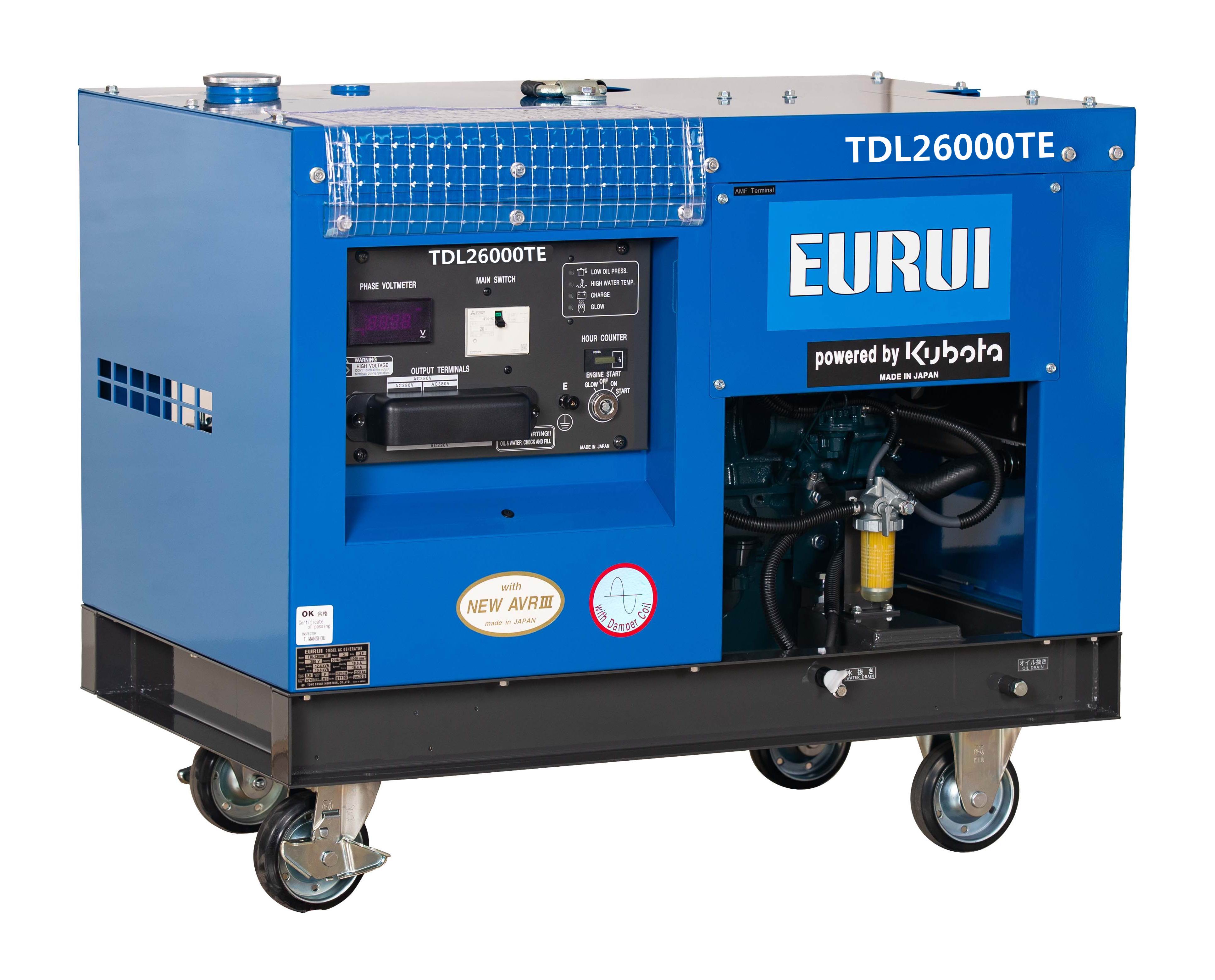 原装日本东洋发电机TDL26000TE