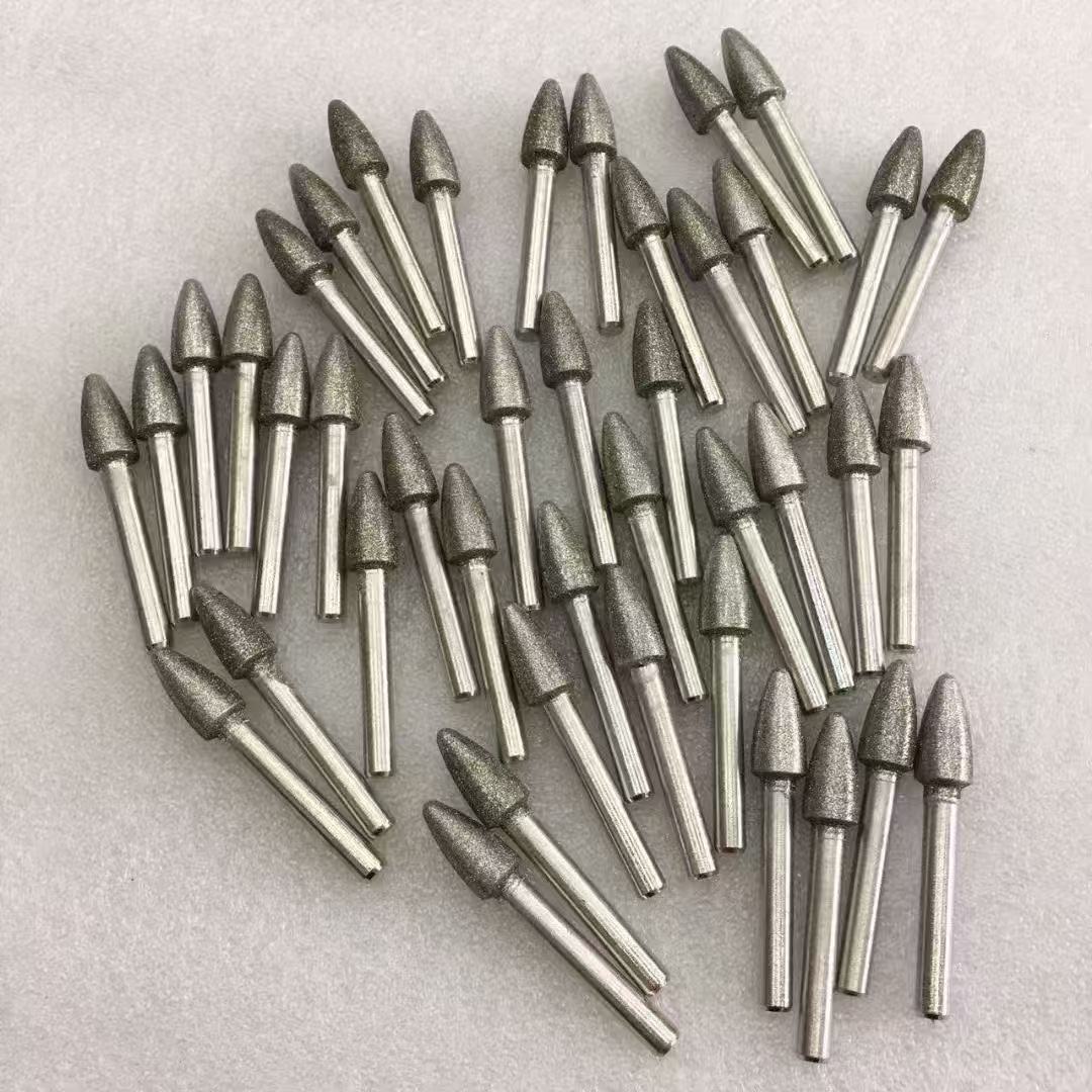 电镀金刚石磨头  ?加工钨钢  硬质合金  陶瓷  光学玻璃