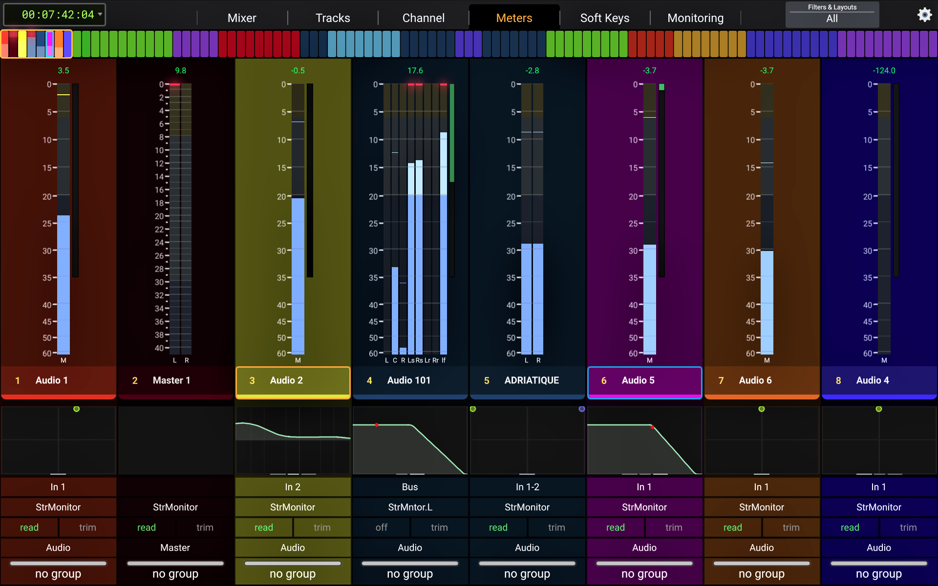 AVID Control  使用移动设备无线进行混音