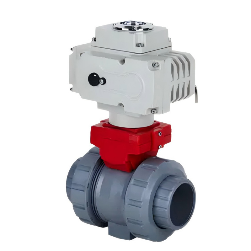 进口防爆电动PVC球阀 防腐电控塑胶球阀