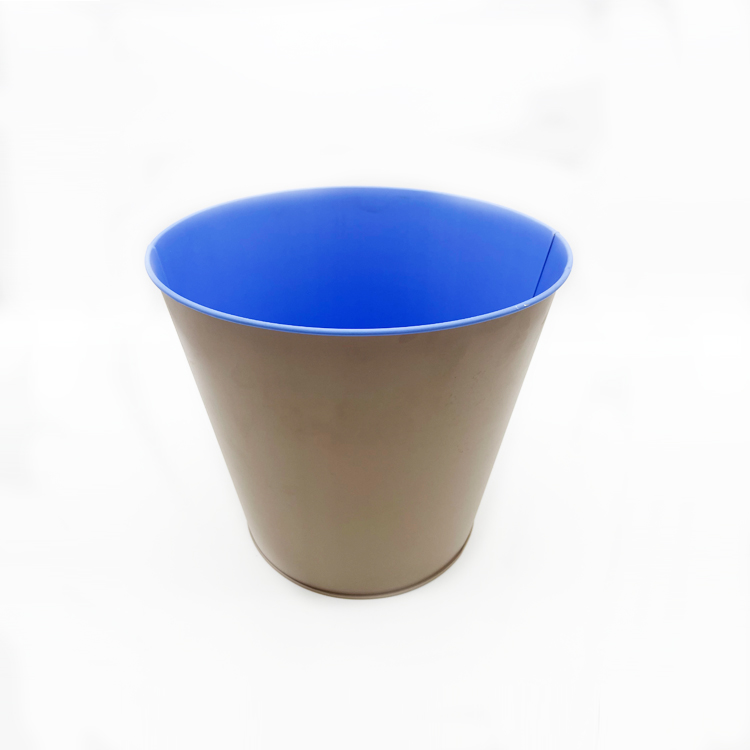 马口铁糖果小铁桶 桌面文具收纳桶 黑色铁皮提手桶 儿童玩具小桶