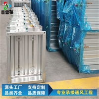 风量调节阀电动多叶风量调节阀法兰双向方形阀门