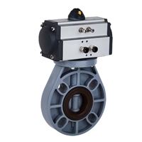 进口耐酸碱气动PVC蝶阀 美国RETZ瑞茨