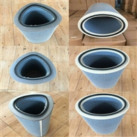 除尘器 阻燃除尘滤芯 三角滤筒 P034303