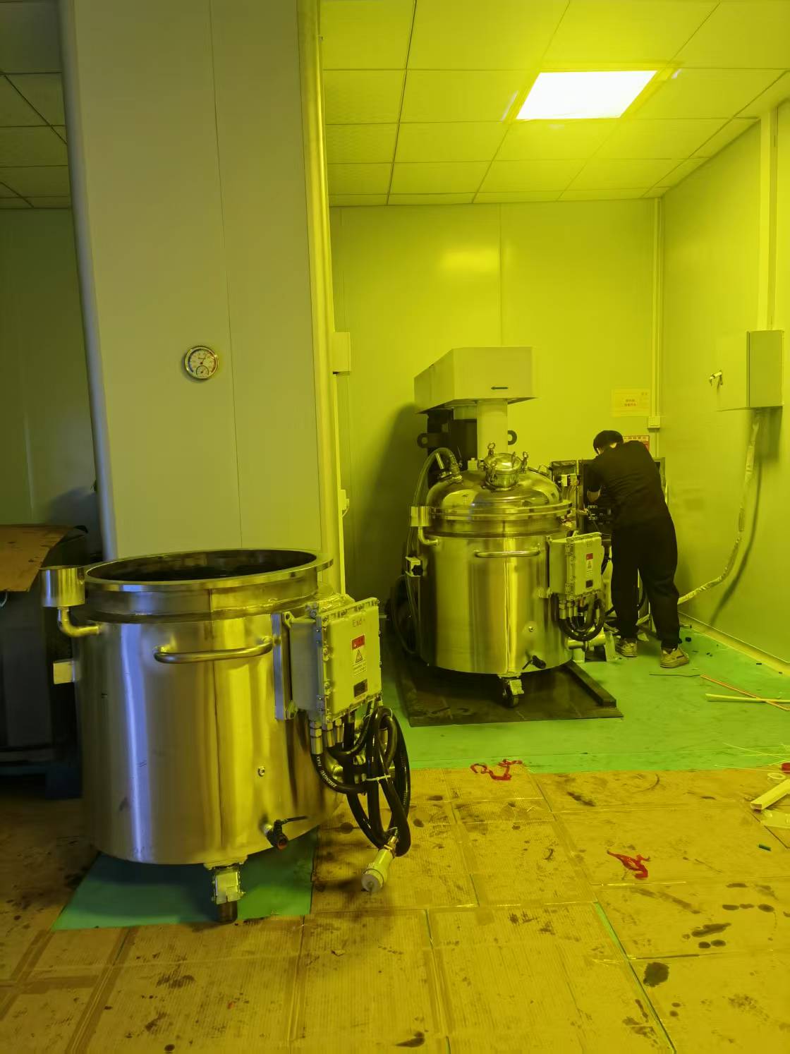 GFJZ200美缝剂真空脱泡机 强力胶水搅拌机 加热真空分散机 