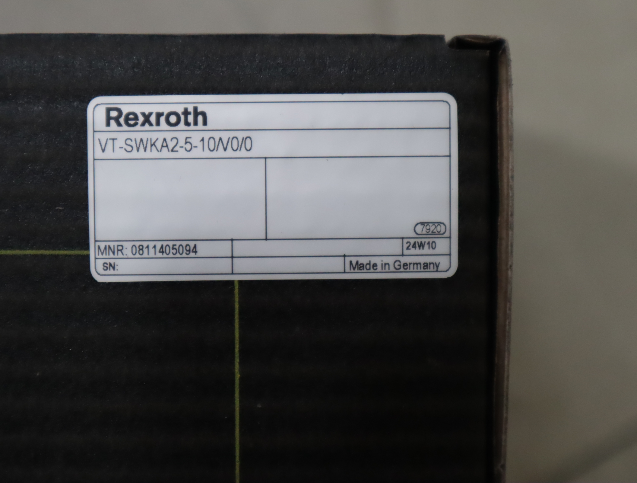 0811405094 VT-SWKA2-5-1X/V0/0 VT-SWKA2-5-10/V0/0 REXROTH