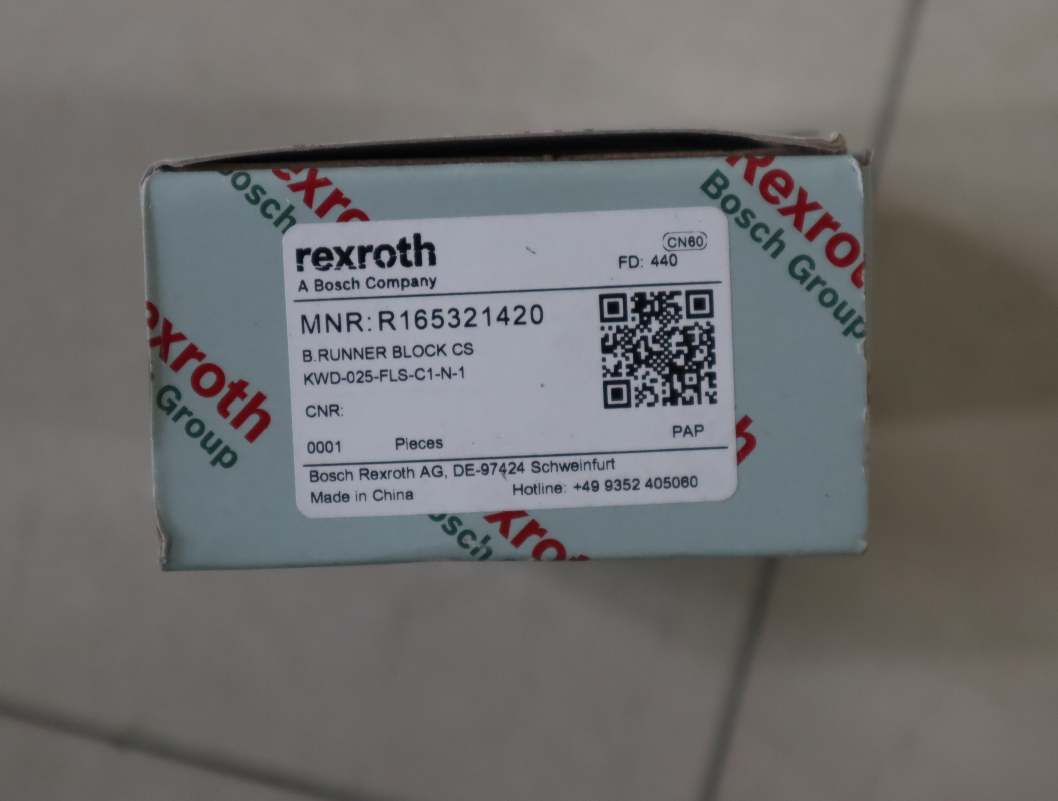 R165321420 KWD-025-FLS-C1-N-1 德国力士乐REXROTH滑块