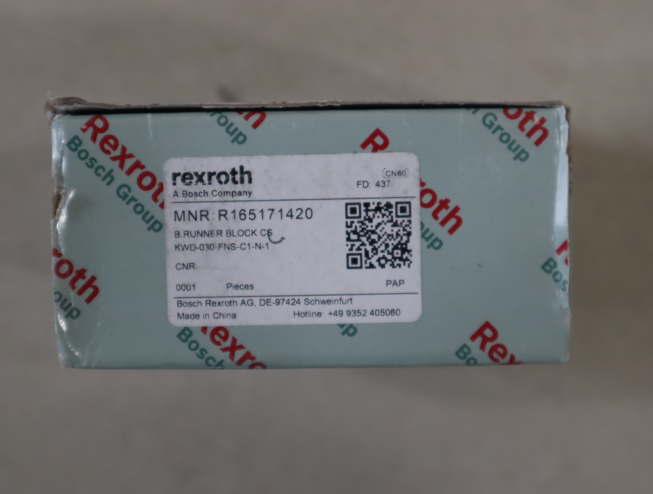 R165171420 KWD-030-FNS-C1-N-1 德国力士乐REXROTH滑块