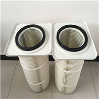 405*360方形法兰除尘滤筒覆膜滤芯