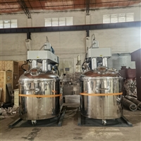 1100L双轴高速药膏真空分散机 化妆品脱泡分散机