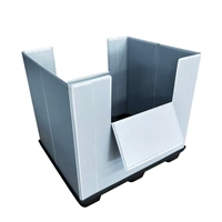 供应物流周转热压封边蜂窝板箱蜂窝点热熔折边无缝焊接成型对口箱