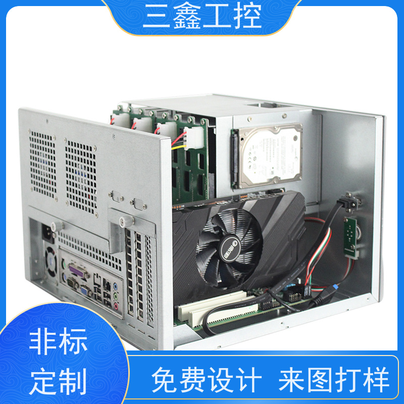 深 圳三鑫4U便捷式机箱 螺丝机外罩  多硬盘位 TY-4UX喷塑工艺