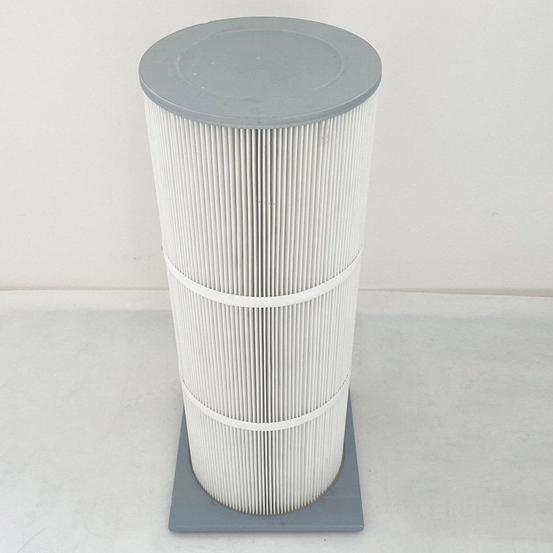 聚酯纤维除尘滤芯卡盘式除尘滤筒