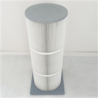 聚酯纤维除尘滤芯卡盘式除尘滤筒