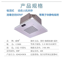 华耀森茂医用空气消毒机吸顶嵌入式DLX-1000