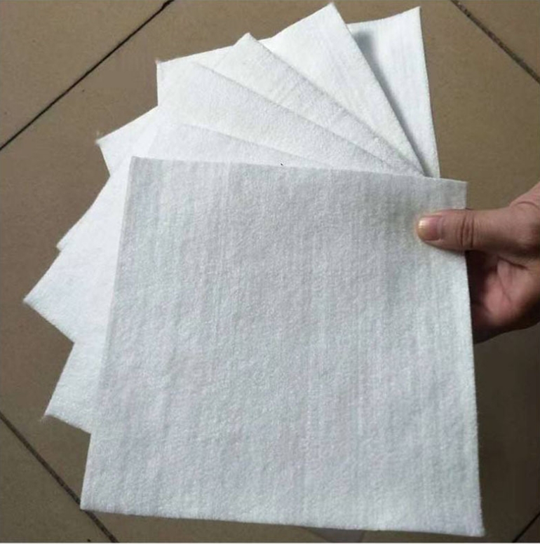 虹维 白色绿色黑色涤纶土工布 长纤工程布厂家 200克短纤针刺无纺布