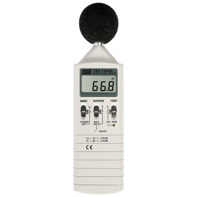 诺达 泰仕 TES-1350A 噪音计 分贝测试仪 高精度声级计噪声测试仪