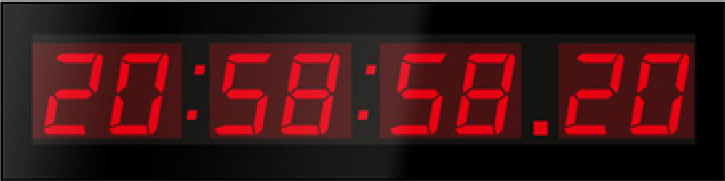 述泰高速路区间测速计量 校准时钟北斗GPS卫星同步车载室外LED时钟