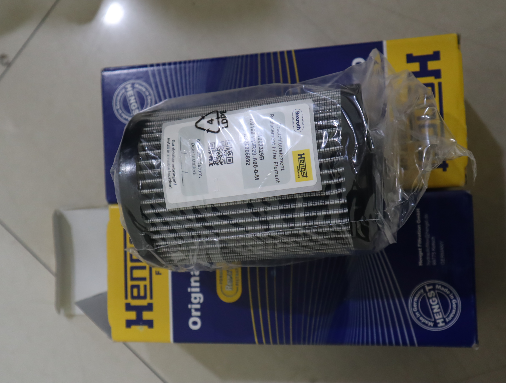 R928005892 1.0160 PWR20-A00-0-M 1002329B 汉格斯特HENGST滤芯